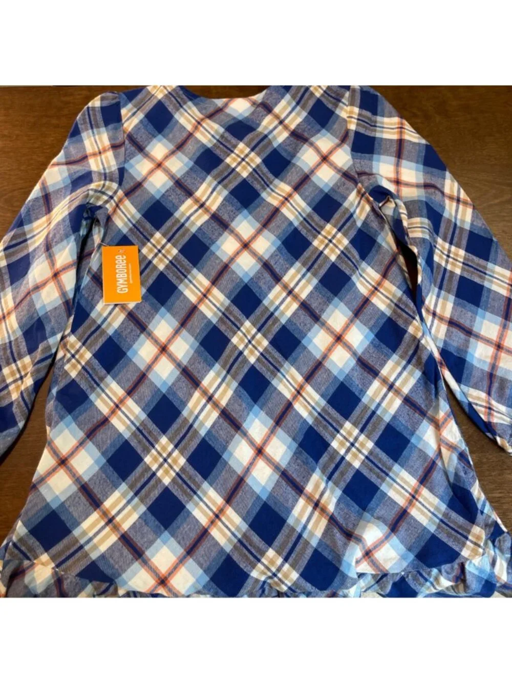 Gymboree Plaid Twill Shirt Dress Girls Size 10 Mandy Moore Collab 100% Cotton